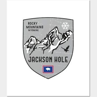 Emblem Jackson Hole Posters and Art